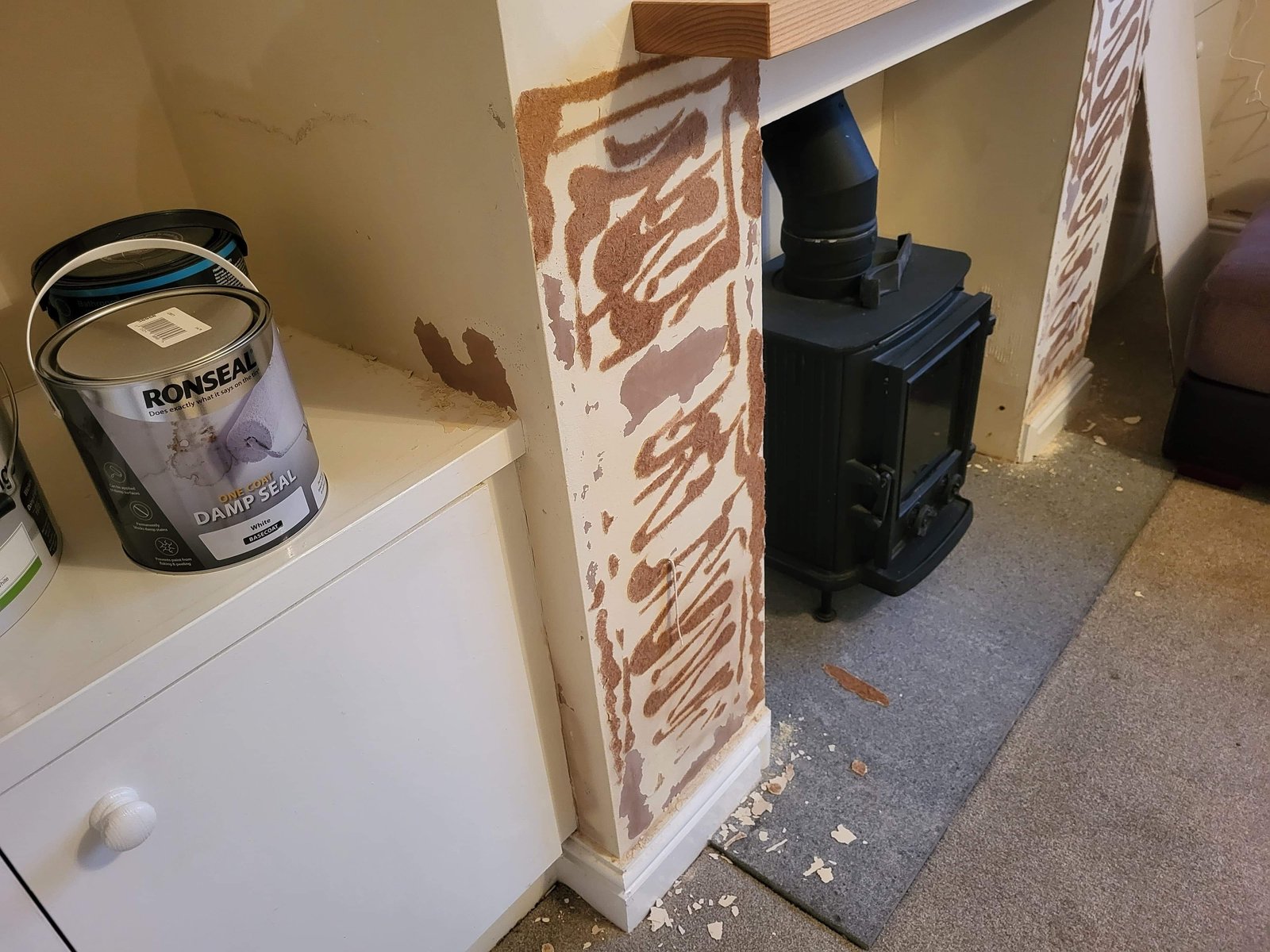Finished damp work