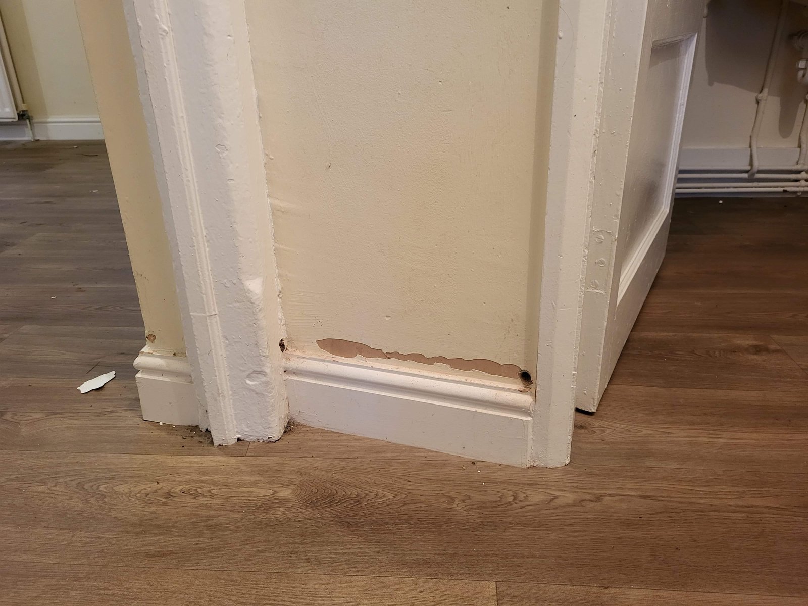 Completed damp proofing