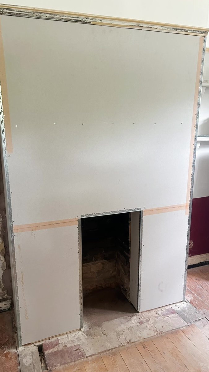 Fireplace renovation fitting