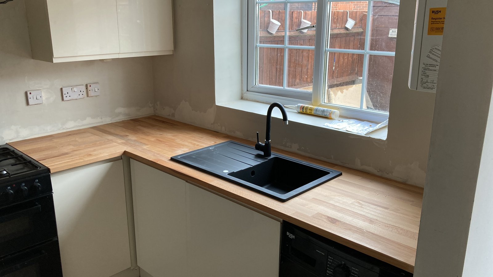New kitchen sink and tap